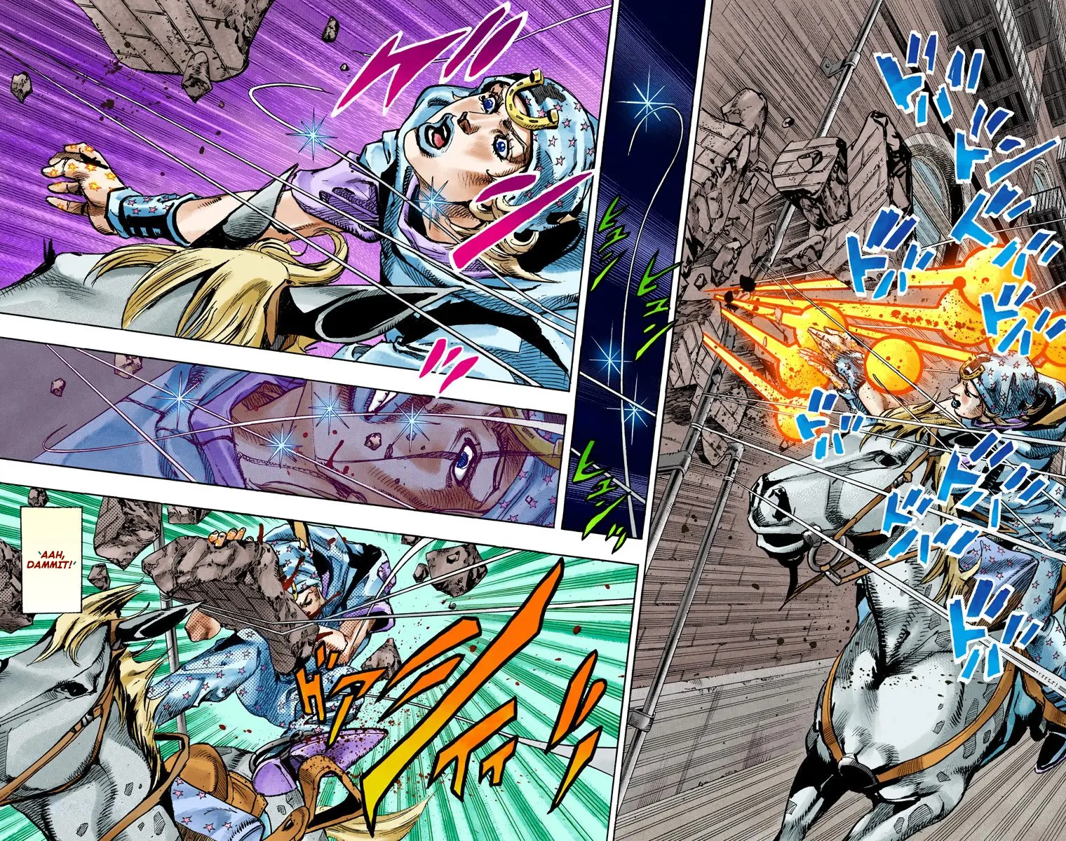 JoJo's Bizarre Adventure Steel Ball Run Colored Manga, chapter 91, page 41