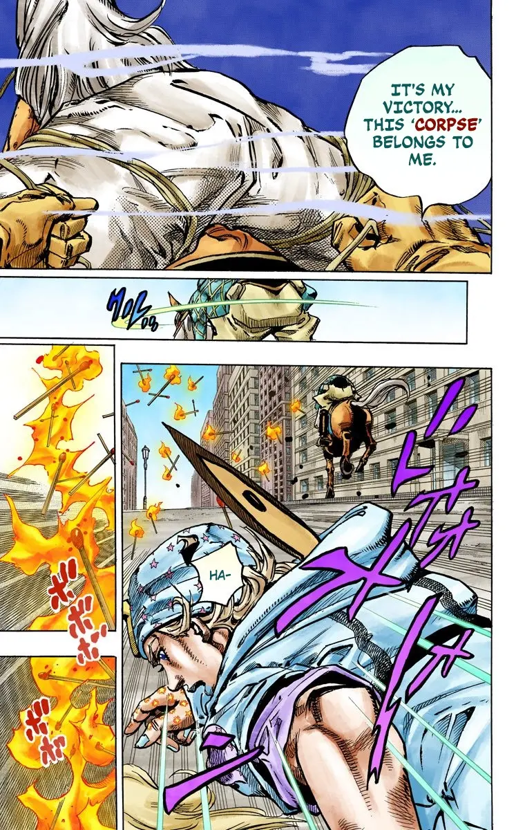 JoJo's Bizarre Adventure Steel Ball Run Colored Manga, chapter 92, page 23