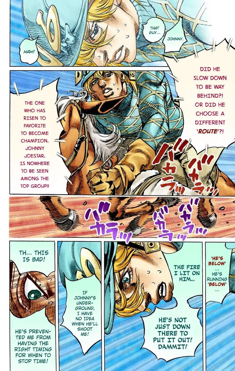 JoJo's Bizarre Adventure Steel Ball Run Colored Manga, chapter 93, page 8