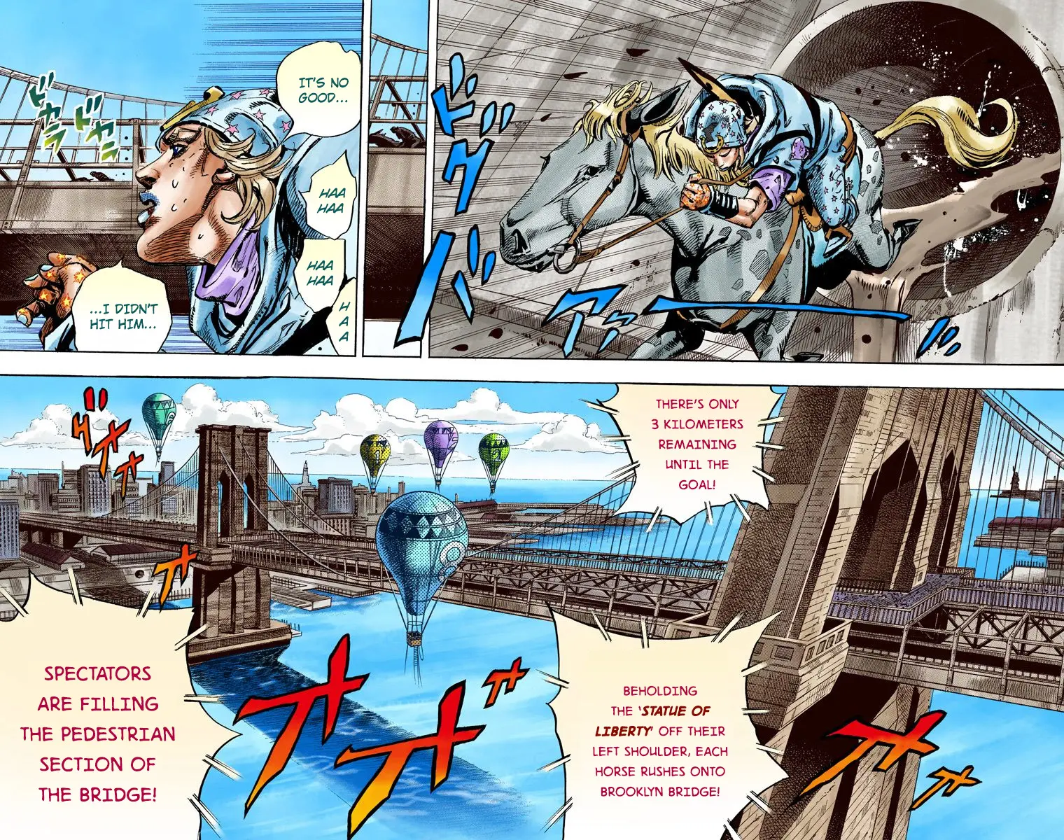JoJo's Bizarre Adventure Steel Ball Run Colored Manga, chapter 93, page 15