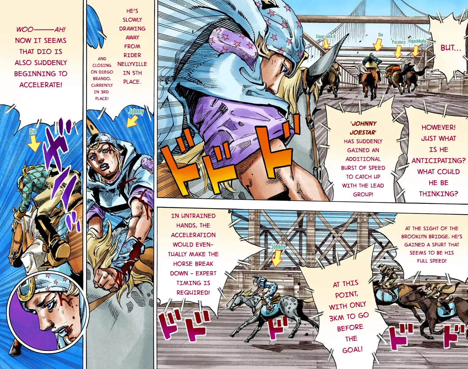 JoJo's Bizarre Adventure Steel Ball Run Colored Manga, chapter 93, page 18
