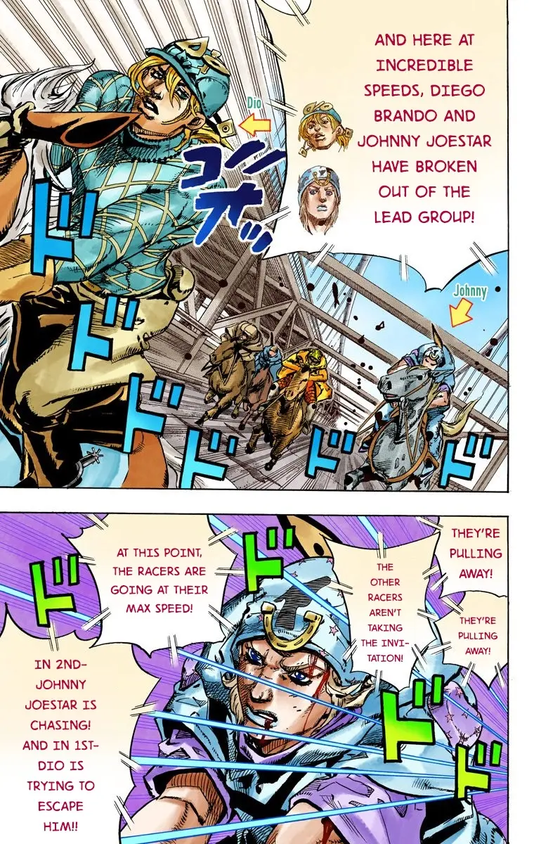 JoJo's Bizarre Adventure Steel Ball Run Colored Manga, chapter 93, page 20