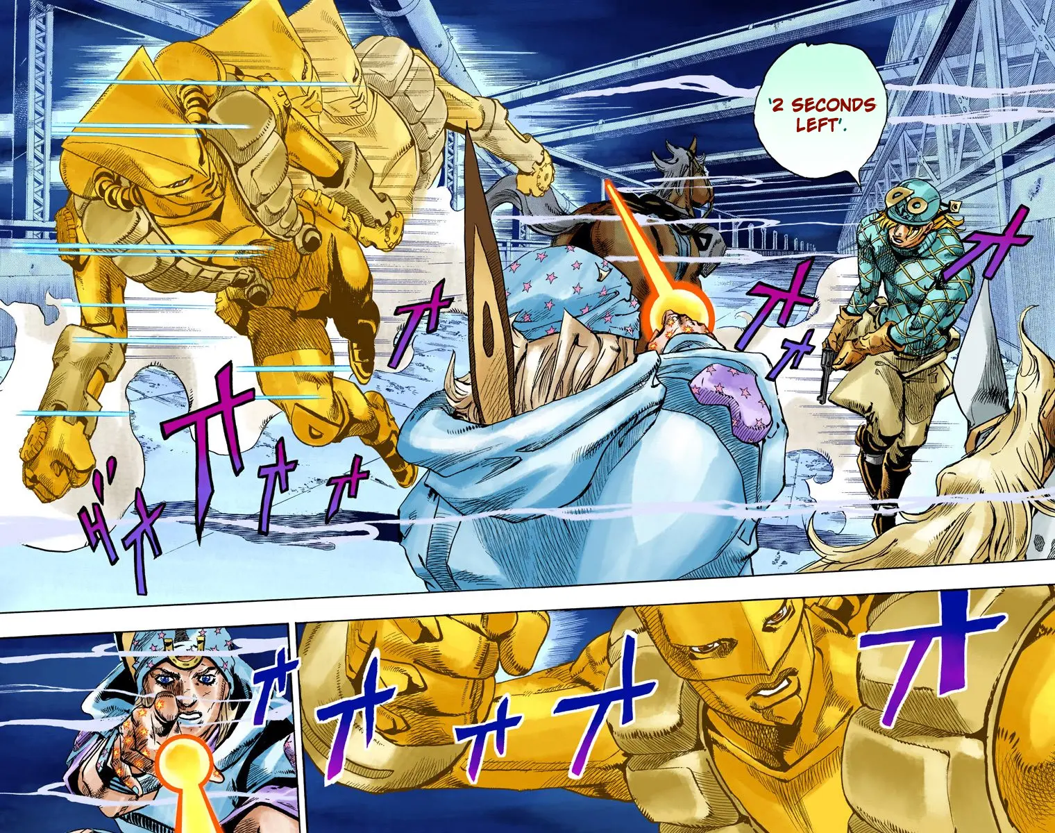 JoJo's Bizarre Adventure Steel Ball Run Colored Manga, chapter 94, page 5