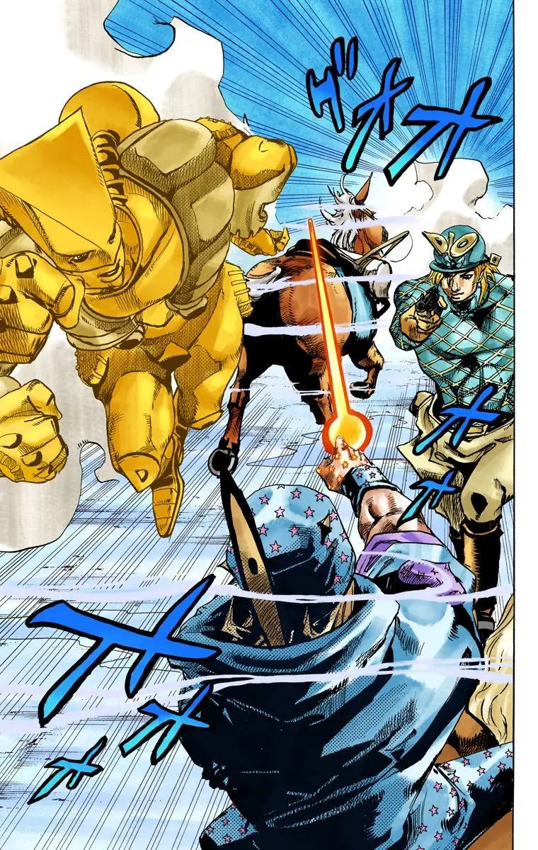 JoJo's Bizarre Adventure Steel Ball Run Colored Manga, chapter 94, page 7