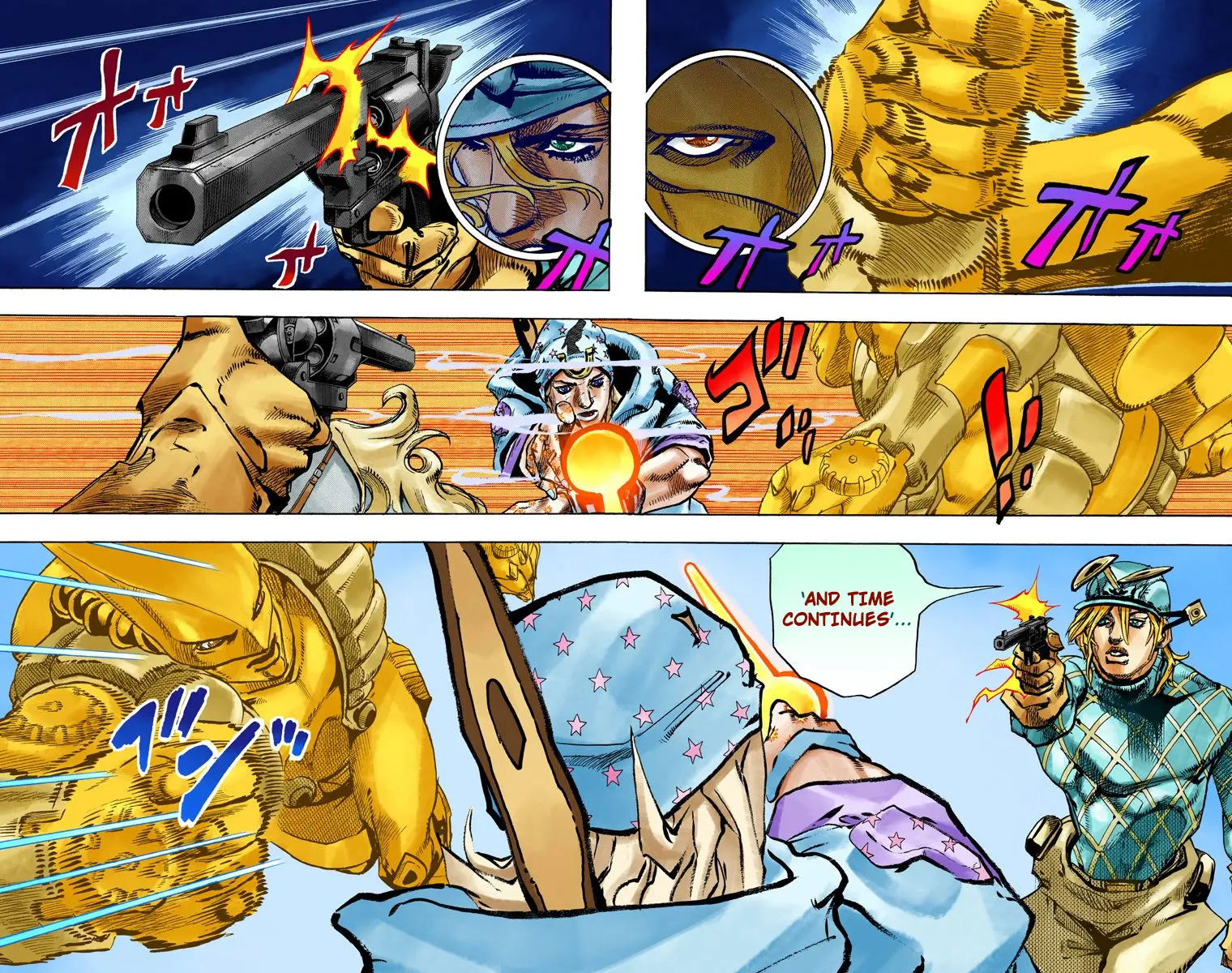 JoJo's Bizarre Adventure Steel Ball Run Colored Manga, chapter 94, page 8