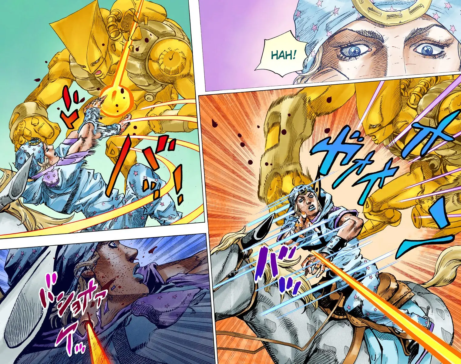 JoJo's Bizarre Adventure Steel Ball Run Colored Manga, chapter 94, page 9