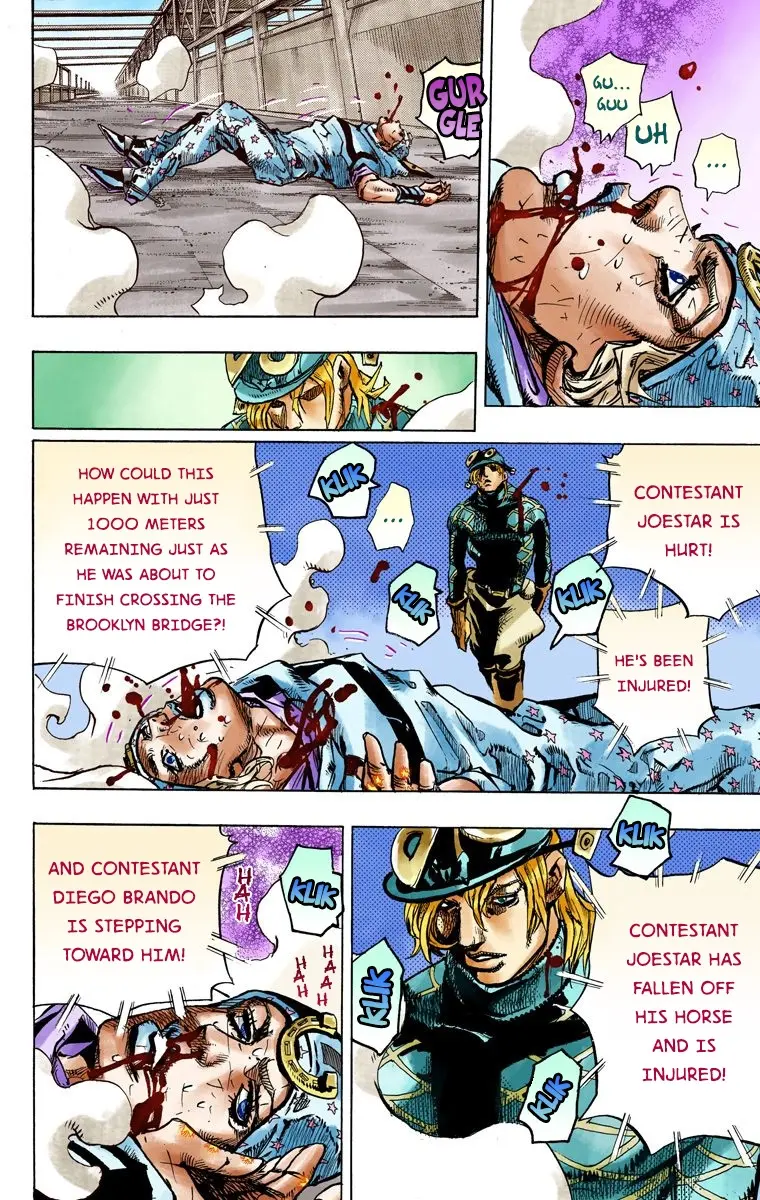 JoJo's Bizarre Adventure Steel Ball Run Colored Manga, chapter 94, page 13