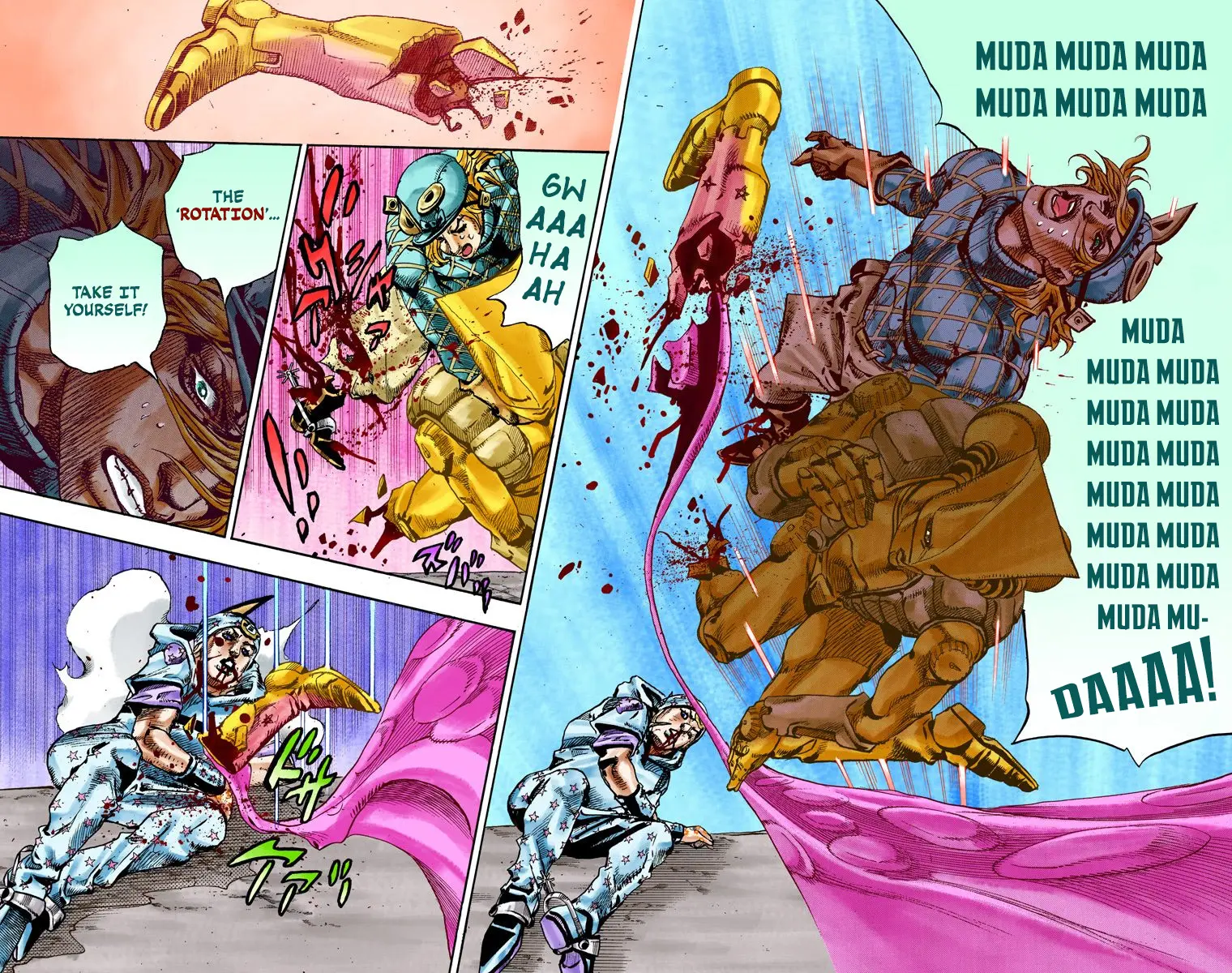 JoJo's Bizarre Adventure Steel Ball Run Colored Manga, chapter 94, page 19
