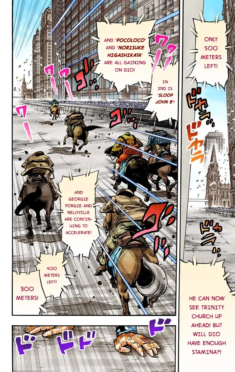 JoJo's Bizarre Adventure Steel Ball Run Colored Manga, chapter 94, page 27