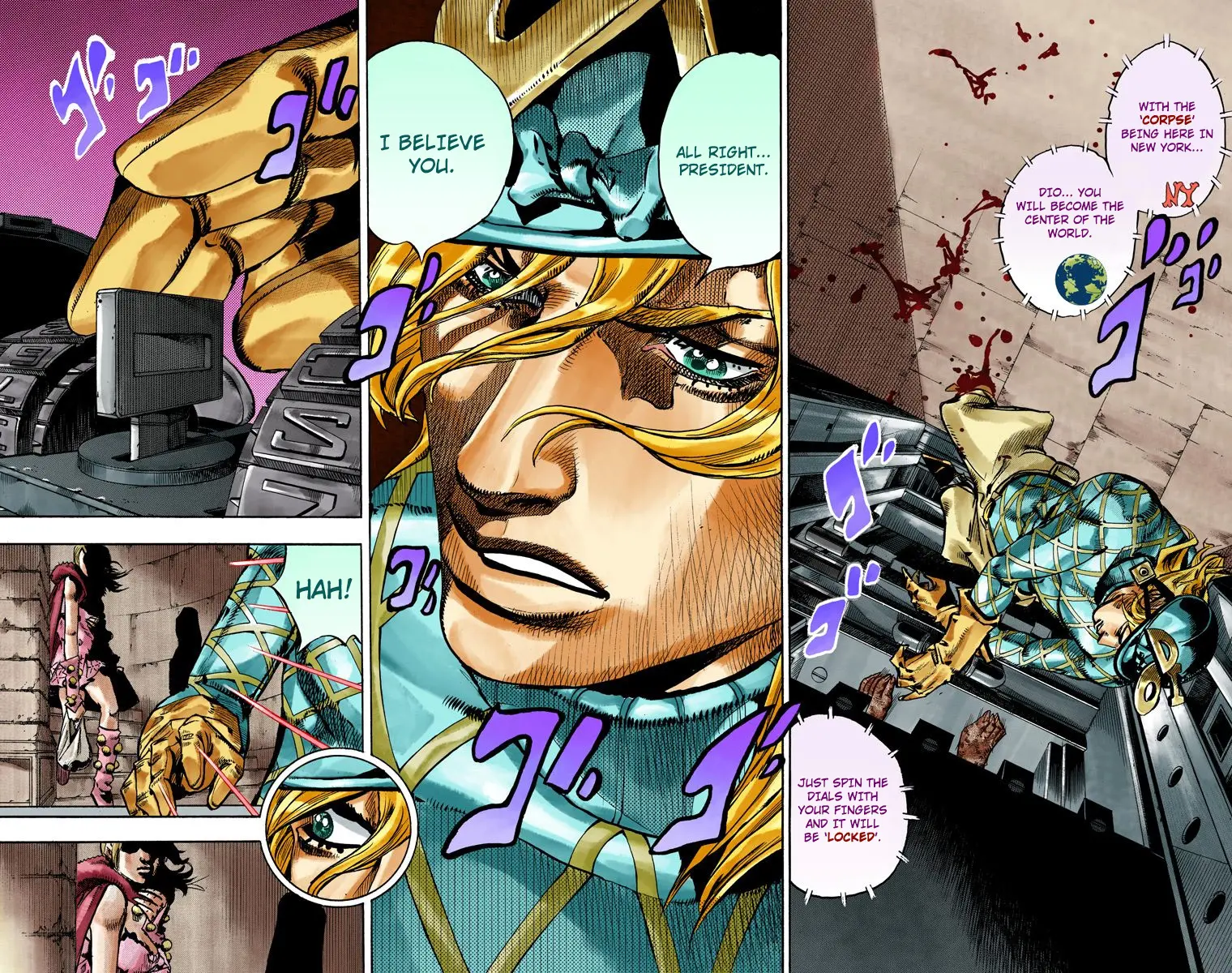 JoJo's Bizarre Adventure Steel Ball Run Colored Manga, chapter 95 END, page 7