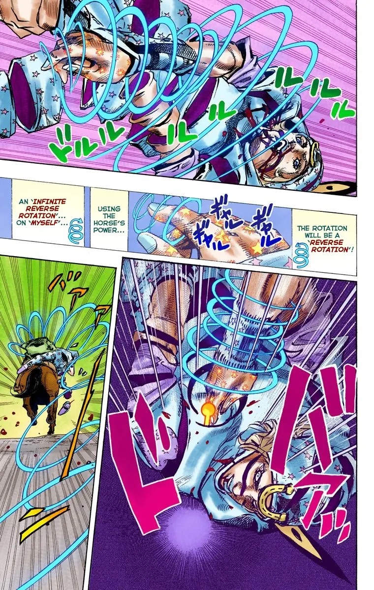 JoJo's Bizarre Adventure Steel Ball Run Colored Manga, chapter 95 END, page 25