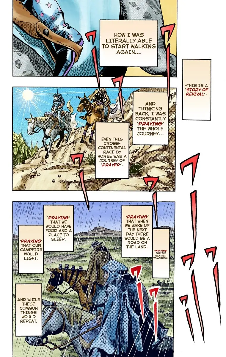 JoJo's Bizarre Adventure Steel Ball Run Colored Manga, chapter 95 END, page 27