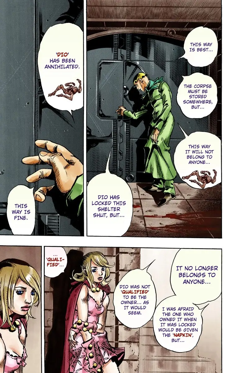 JoJo's Bizarre Adventure Steel Ball Run Colored Manga, chapter 95 END, page 32
