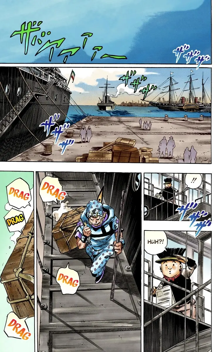 JoJo's Bizarre Adventure Steel Ball Run Colored Manga, chapter 95 END, page 34