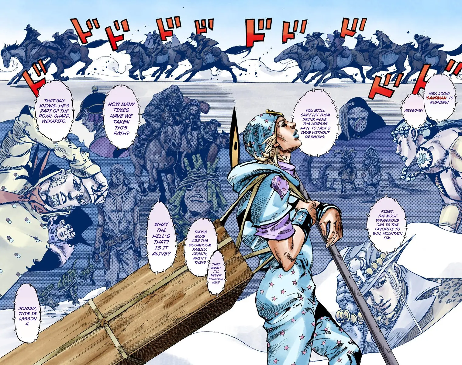 JoJo's Bizarre Adventure Steel Ball Run Colored Manga, chapter 95 END, page 39