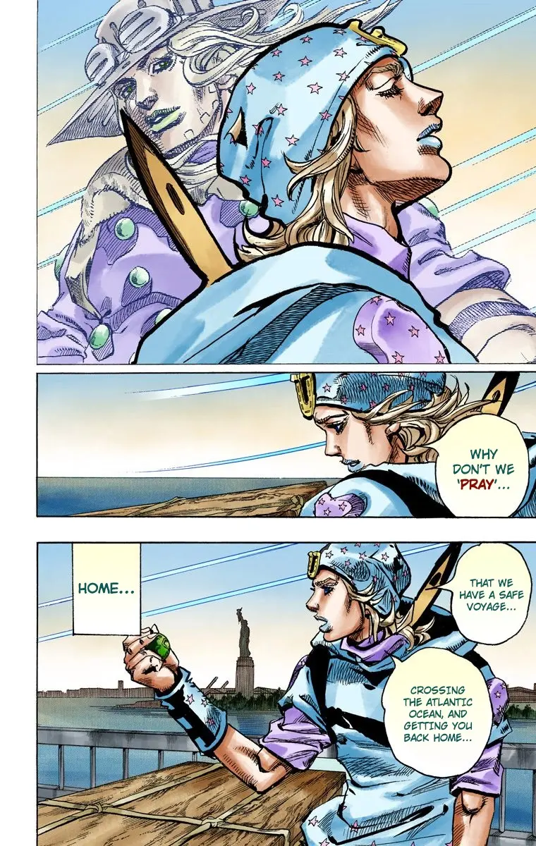 JoJo's Bizarre Adventure Steel Ball Run Colored Manga, chapter 95 END, page 40