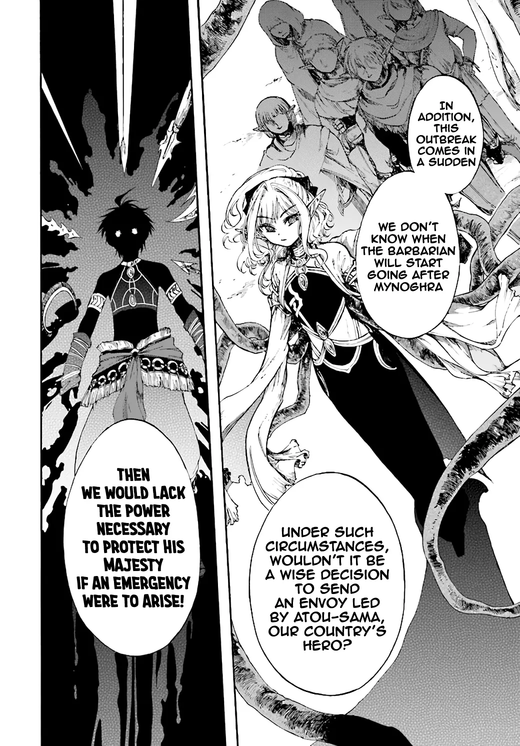 Apocalypse Bringer Mynoghra: World Conquest Starts with the Civilization of Ruin, chapter 11.1, page 13