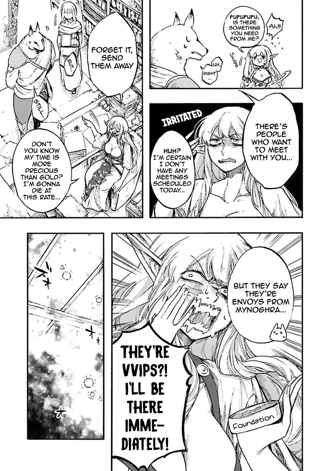 Apocalypse Bringer Mynoghra: World Conquest Starts with the Civilization of Ruin, chapter 12.1, page 8