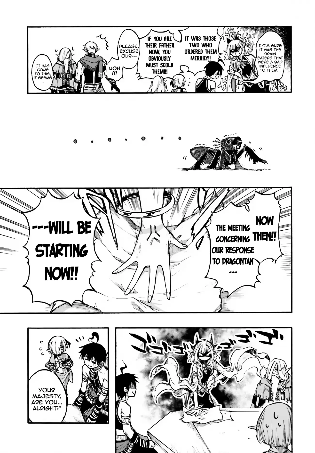 Apocalypse Bringer Mynoghra: World Conquest Starts with the Civilization of Ruin, chapter 13.1, page 6