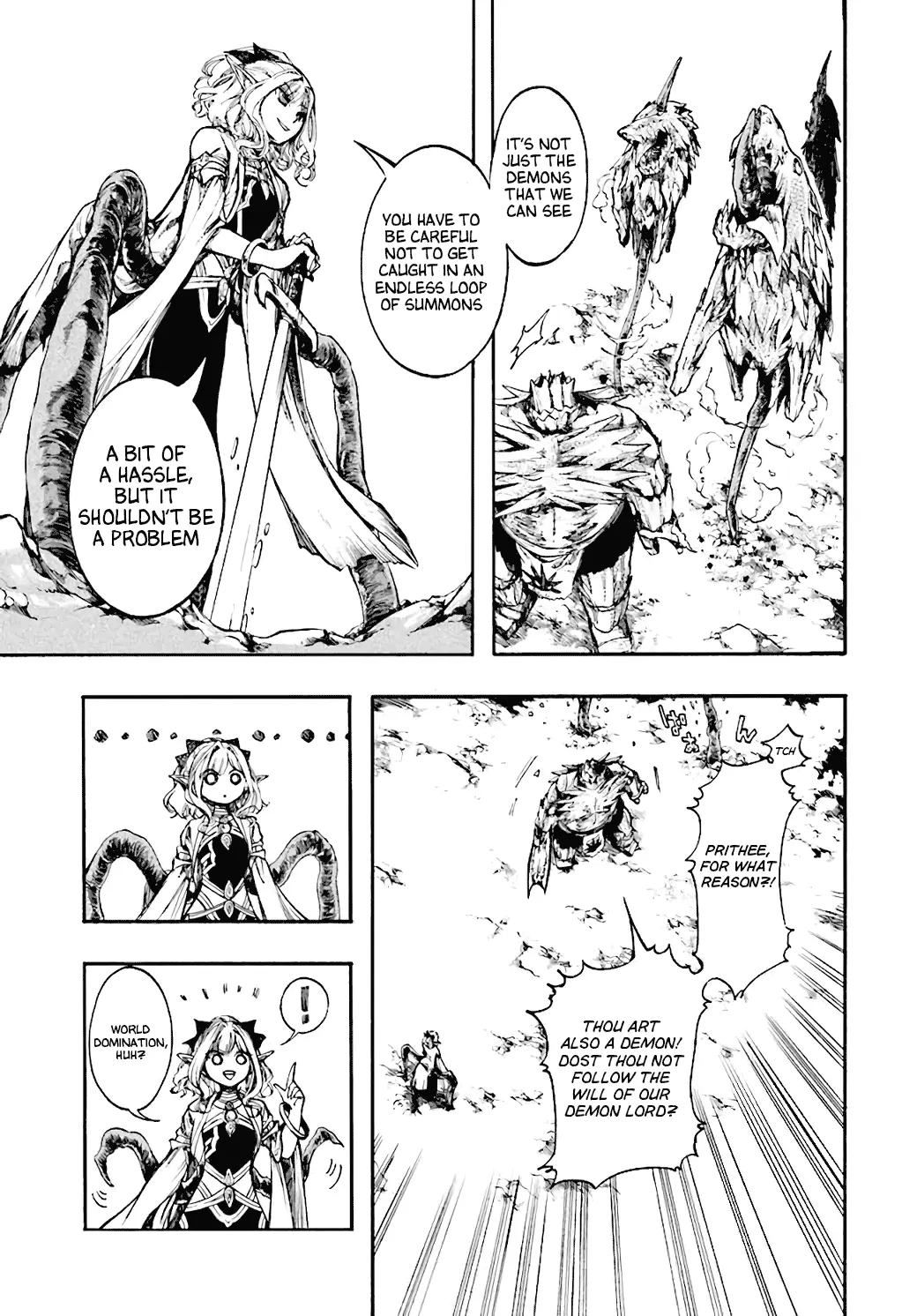 Apocalypse Bringer Mynoghra: World Conquest Starts with the Civilization of Ruin, chapter 17, page 17
