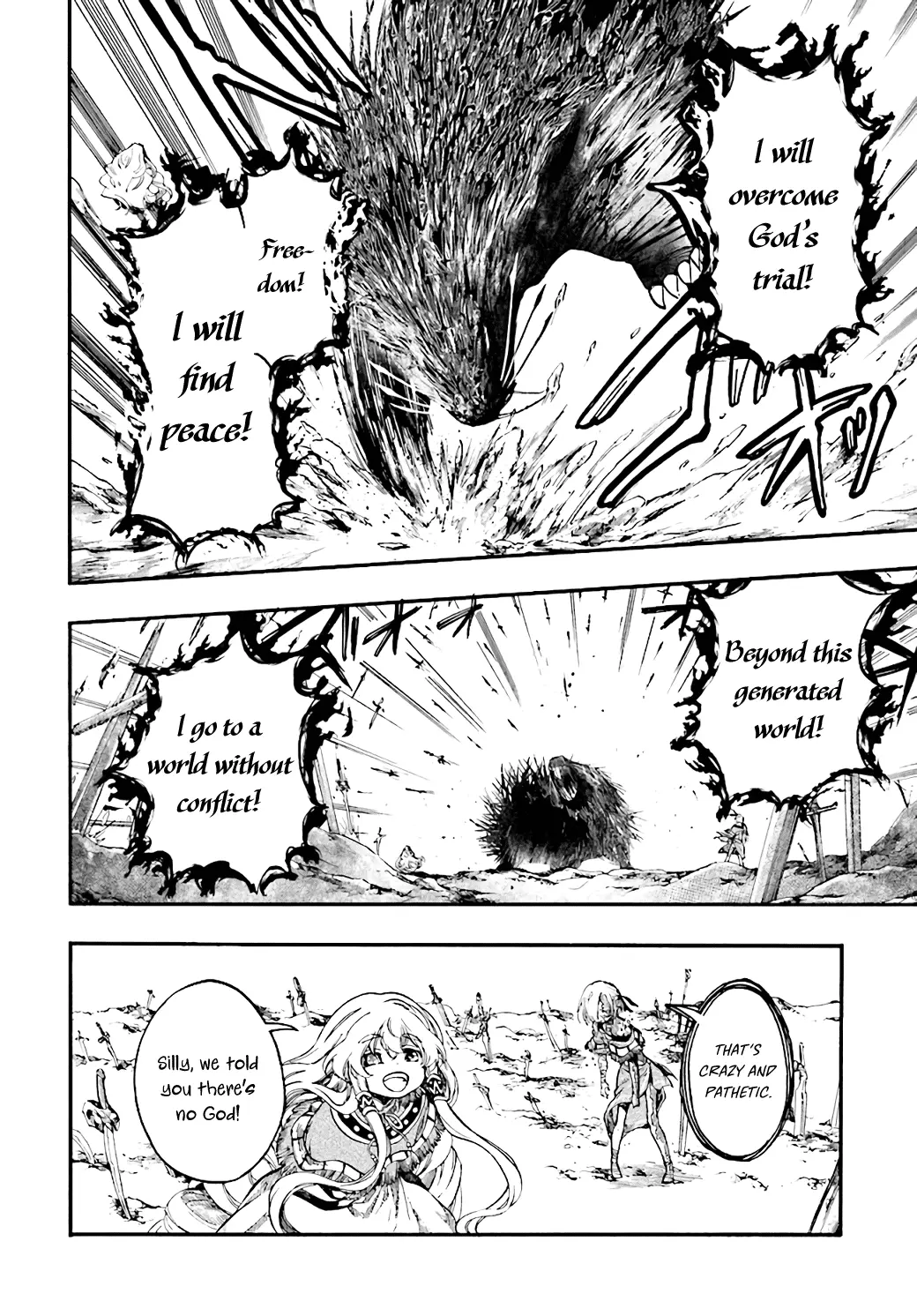 Apocalypse Bringer Mynoghra: World Conquest Starts with the Civilization of Ruin, chapter 23.3, page 1