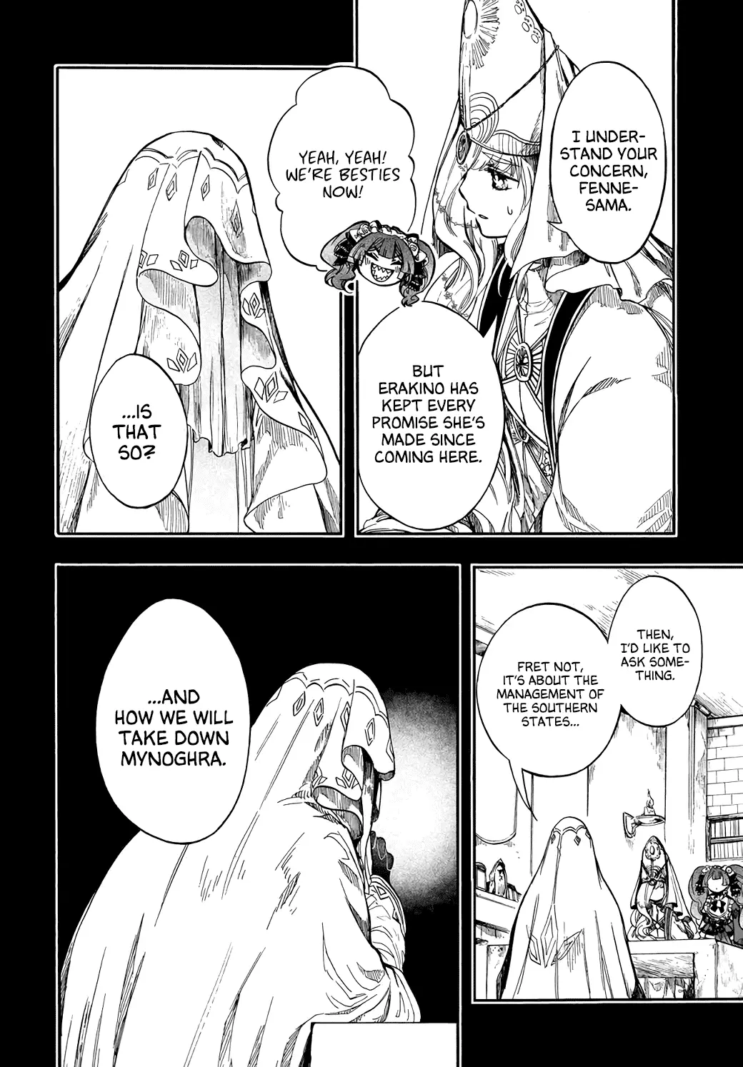 Apocalypse Bringer Mynoghra: World Conquest Starts with the Civilization of Ruin, chapter 28, page 14