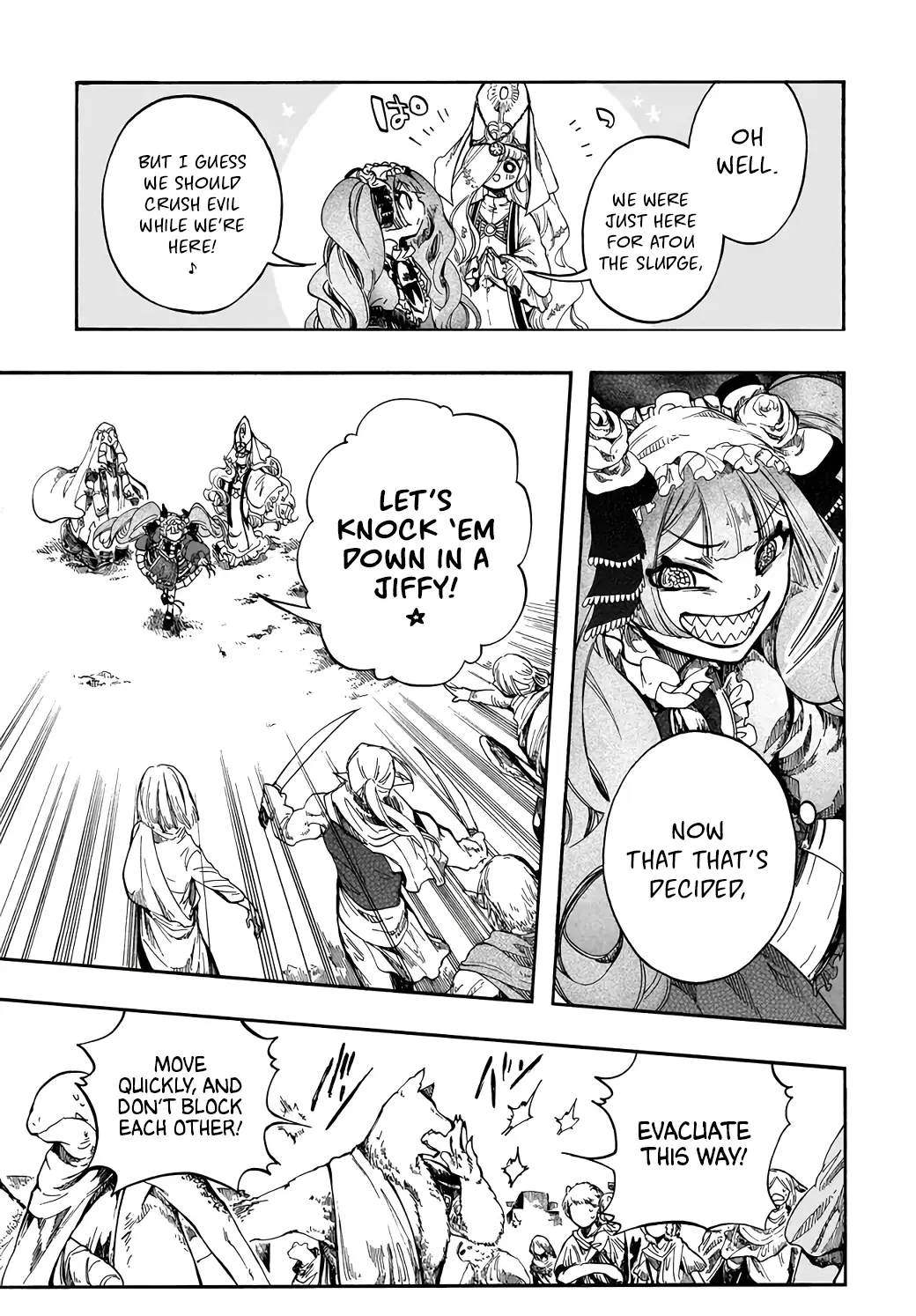 Apocalypse Bringer Mynoghra: World Conquest Starts with the Civilization of Ruin, chapter 29, page 22