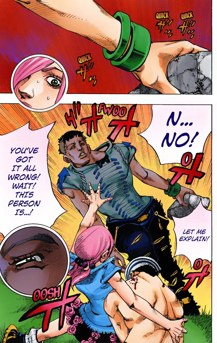 JoJo's Bizarre Adventure, Part 8: JoJolion Colored Manga, chapter 1, page 28