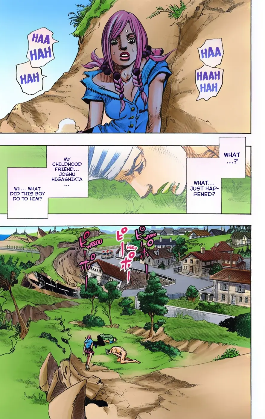 JoJo's Bizarre Adventure, Part 8: JoJolion Colored Manga, chapter 1, page 40