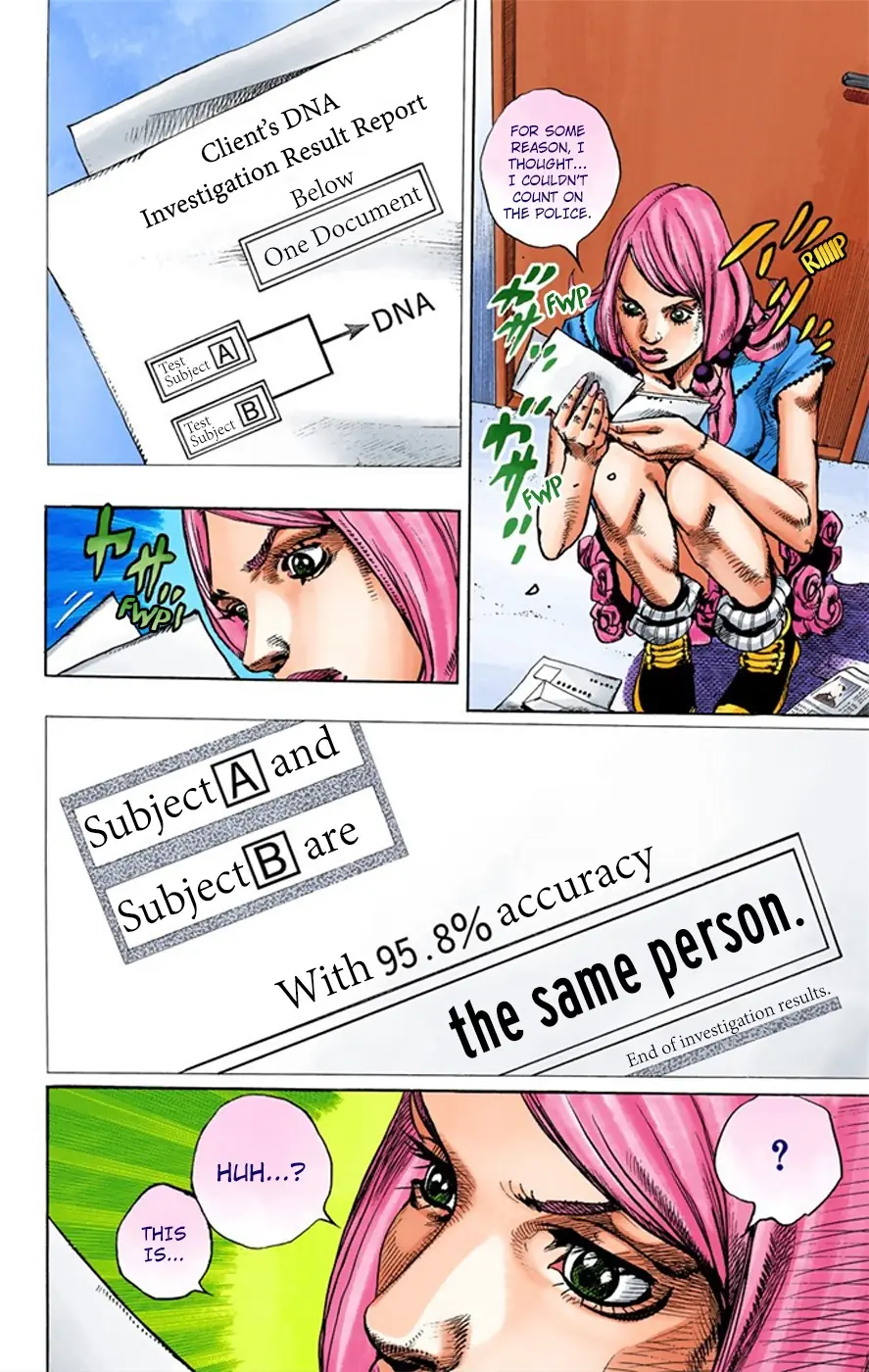 JoJo's Bizarre Adventure, Part 8: JoJolion Colored Manga, chapter 8, page 33