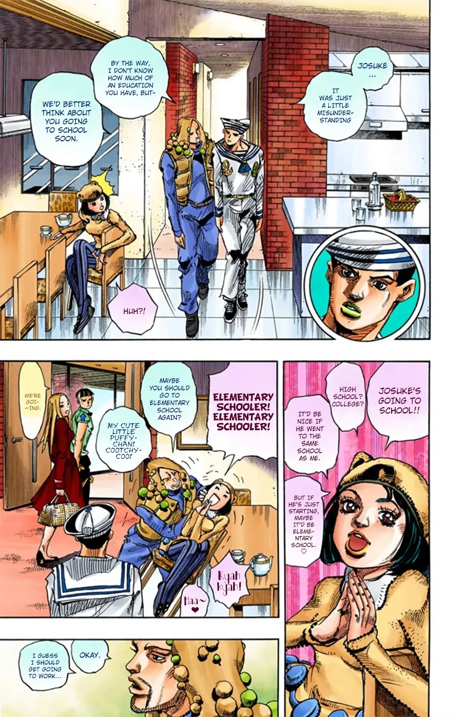 JoJo's Bizarre Adventure, Part 8: JoJolion Colored Manga, chapter 12, page 14