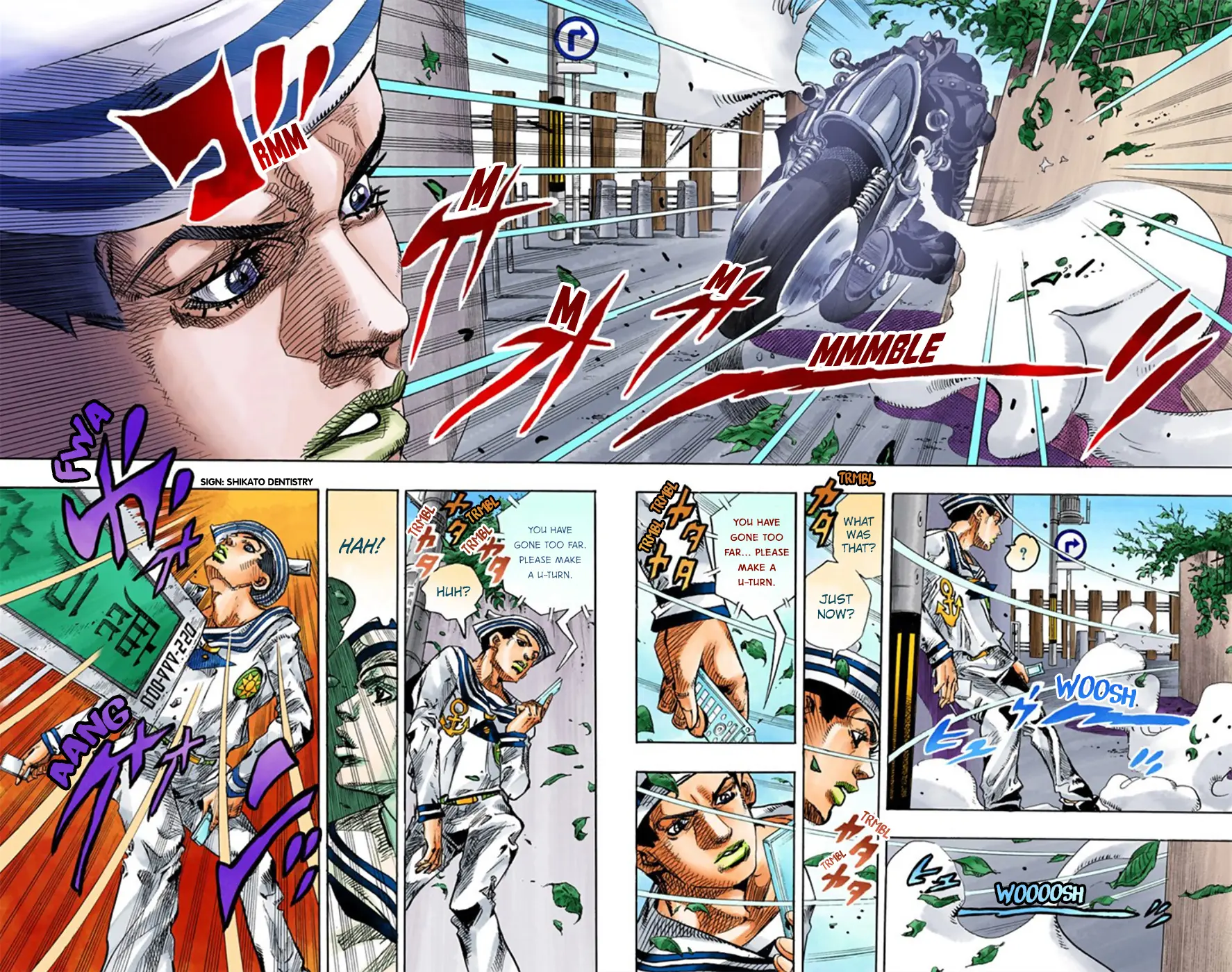 JoJo's Bizarre Adventure, Part 8: JoJolion Colored Manga, chapter 12, page 34