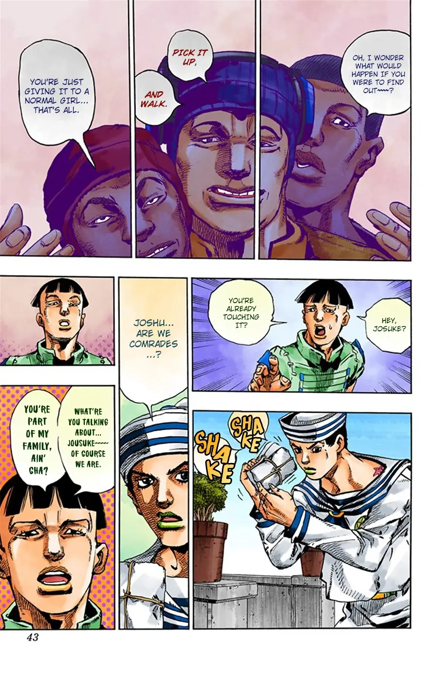 JoJo's Bizarre Adventure, Part 8: JoJolion Colored Manga, chapter 19, page 38