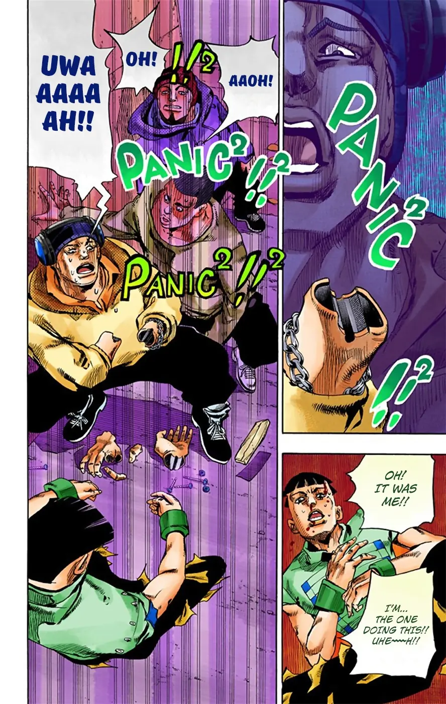 JoJo's Bizarre Adventure, Part 8: JoJolion Colored Manga, chapter 21, page 9