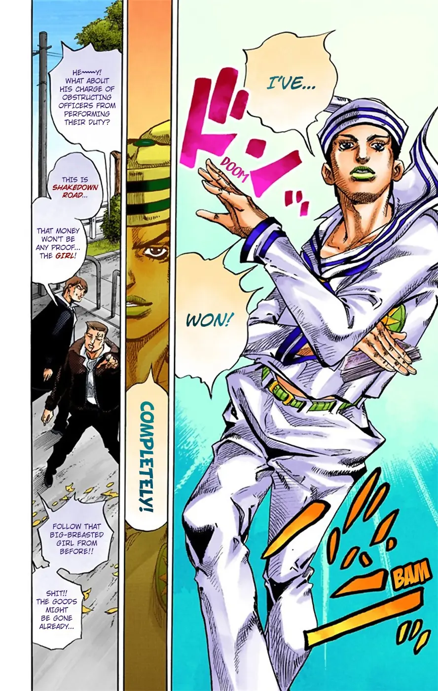 JoJo's Bizarre Adventure, Part 8: JoJolion Colored Manga, chapter 21, page 23