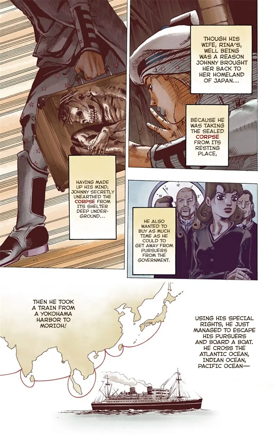 JoJo's Bizarre Adventure, Part 8: JoJolion Colored Manga, chapter 22, page 4