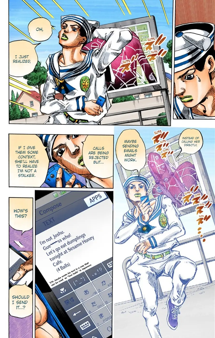 JoJo's Bizarre Adventure, Part 8: JoJolion Colored Manga, chapter 23, page 31
