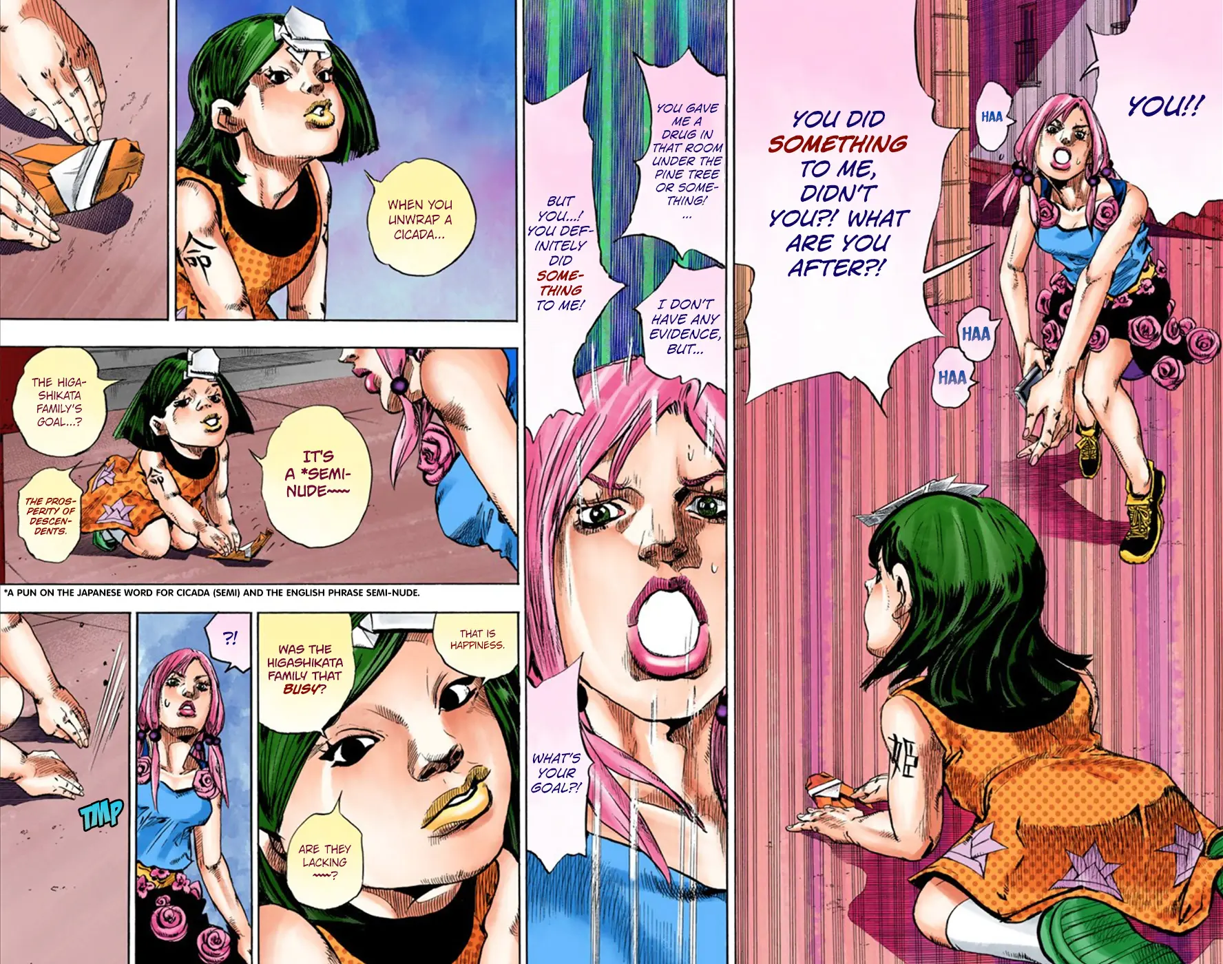 JoJo's Bizarre Adventure, Part 8: JoJolion Colored Manga, chapter 24, page 42