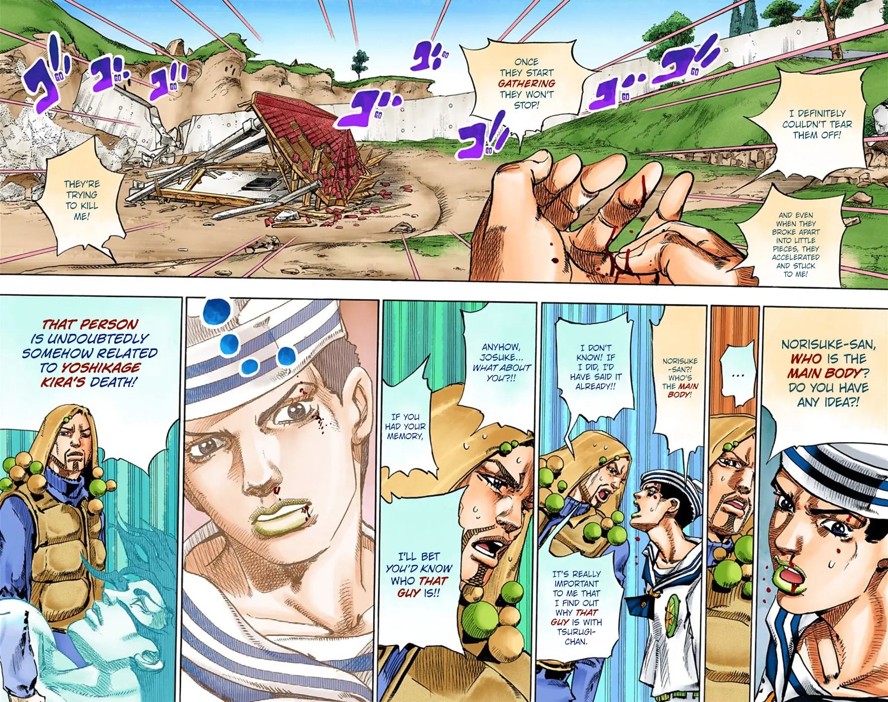 JoJo's Bizarre Adventure, Part 8: JoJolion Colored Manga, chapter 28, page 16
