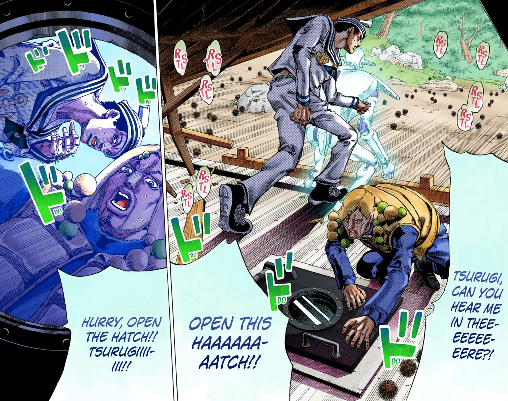 JoJo's Bizarre Adventure, Part 8: JoJolion Colored Manga, chapter 28, page 35