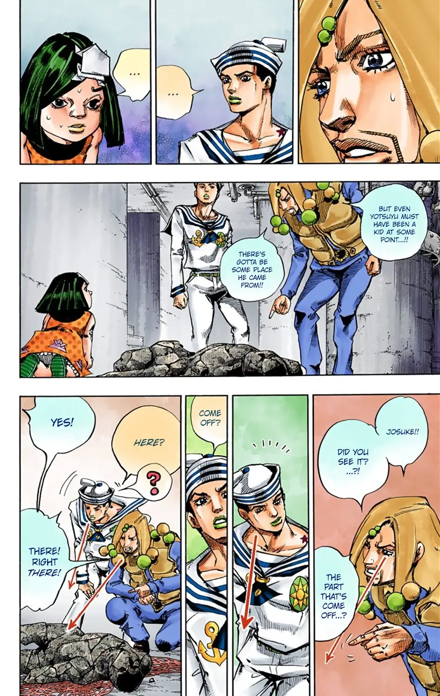 JoJo's Bizarre Adventure, Part 8: JoJolion Colored Manga, chapter 32, page 34