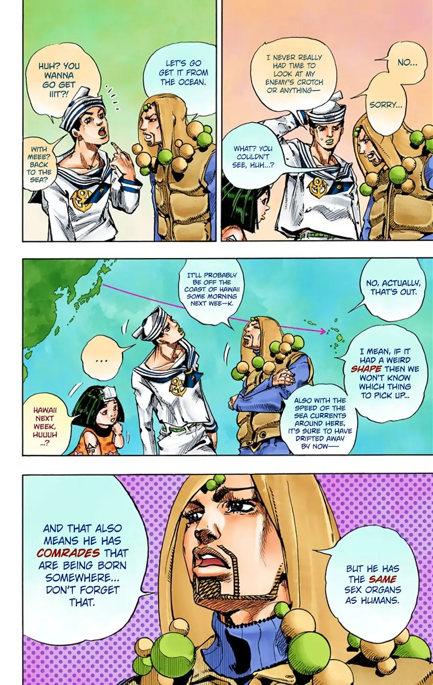JoJo's Bizarre Adventure, Part 8: JoJolion Colored Manga, chapter 32, page 36
