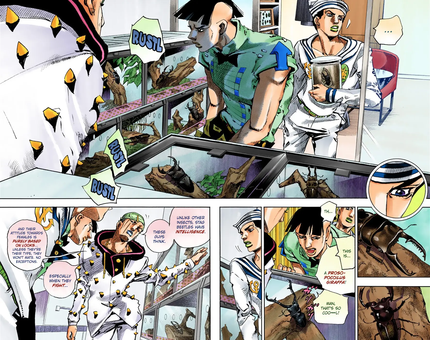 JoJo's Bizarre Adventure, Part 8: JoJolion Colored Manga, chapter 34, page 27