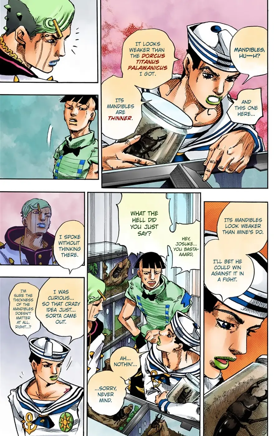 JoJo's Bizarre Adventure, Part 8: JoJolion Colored Manga, chapter 34, page 29