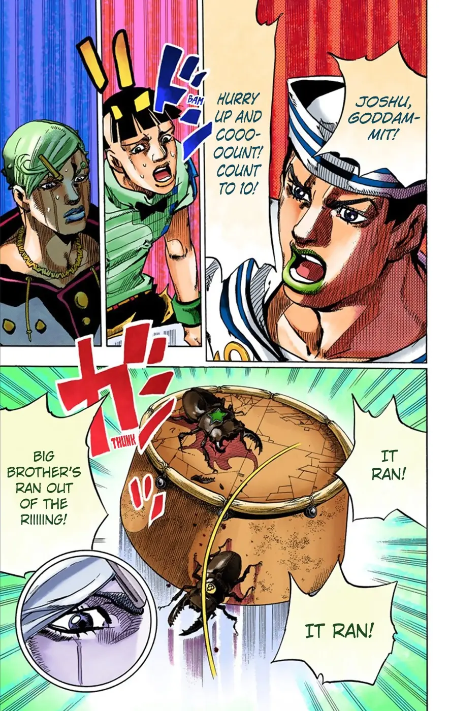 JoJo's Bizarre Adventure, Part 8: JoJolion Colored Manga, chapter 35, page 28