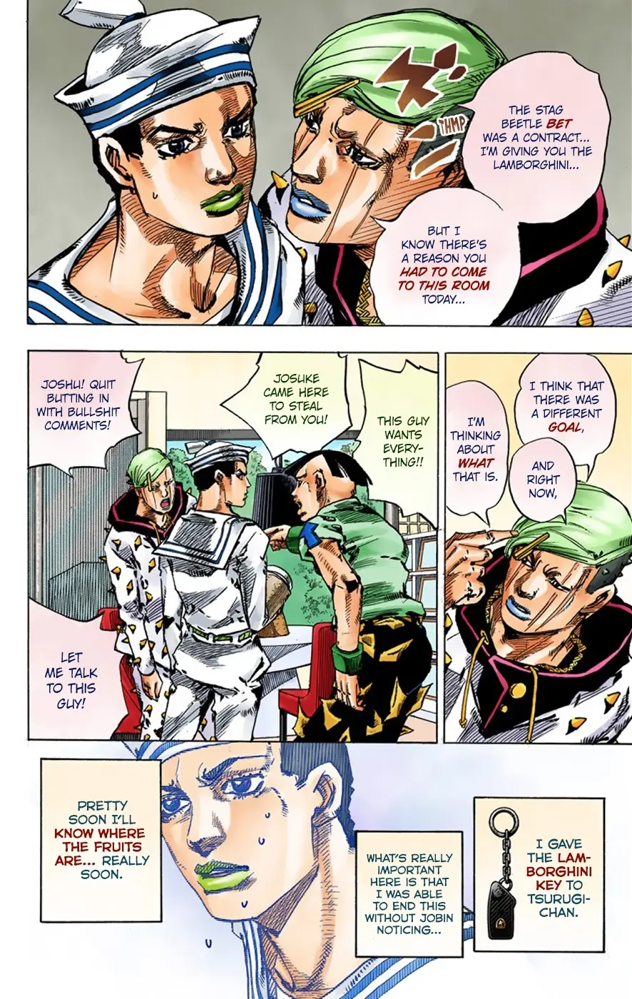 JoJo's Bizarre Adventure, Part 8: JoJolion Colored Manga, chapter 38, page 14