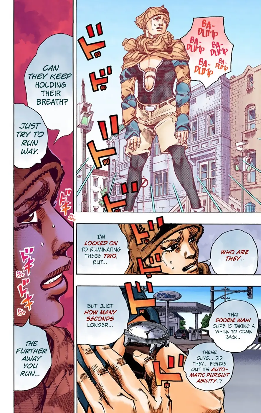 JoJo's Bizarre Adventure, Part 8: JoJolion Colored Manga, chapter 42, page 9