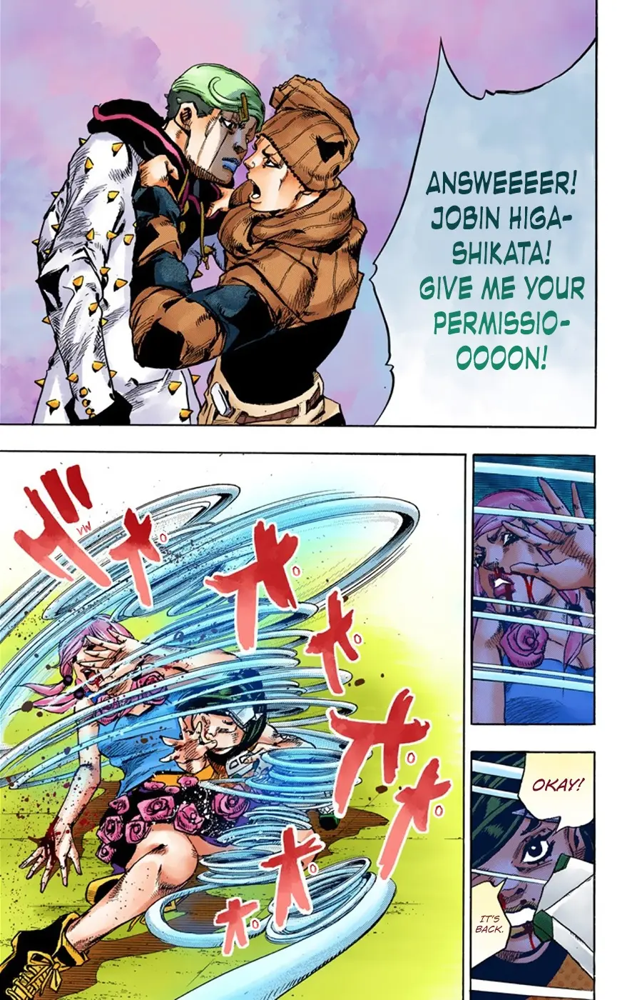 JoJo's Bizarre Adventure, Part 8: JoJolion Colored Manga, chapter 42, page 34