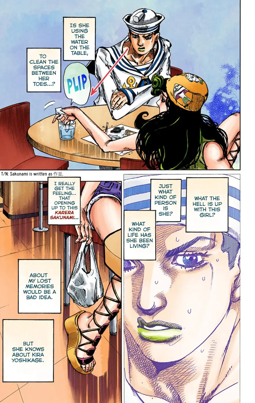 JoJo's Bizarre Adventure, Part 8: JoJolion Colored Manga, chapter 44, page 9