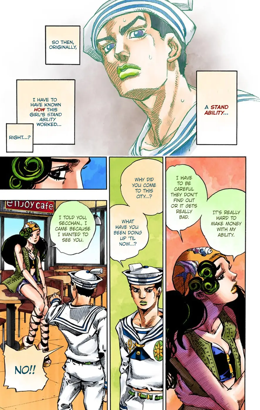 JoJo's Bizarre Adventure, Part 8: JoJolion Colored Manga, chapter 44, page 15